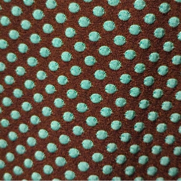 41 HAWTHORN Retro Black and Blue Polka Dot Dress Size Meduim - Picture 3 of 5